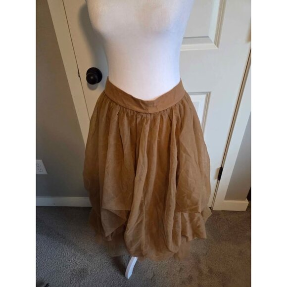 Cider brand tulle brown layered skirt free shipping size small new with tags - Picture 6 of 10
